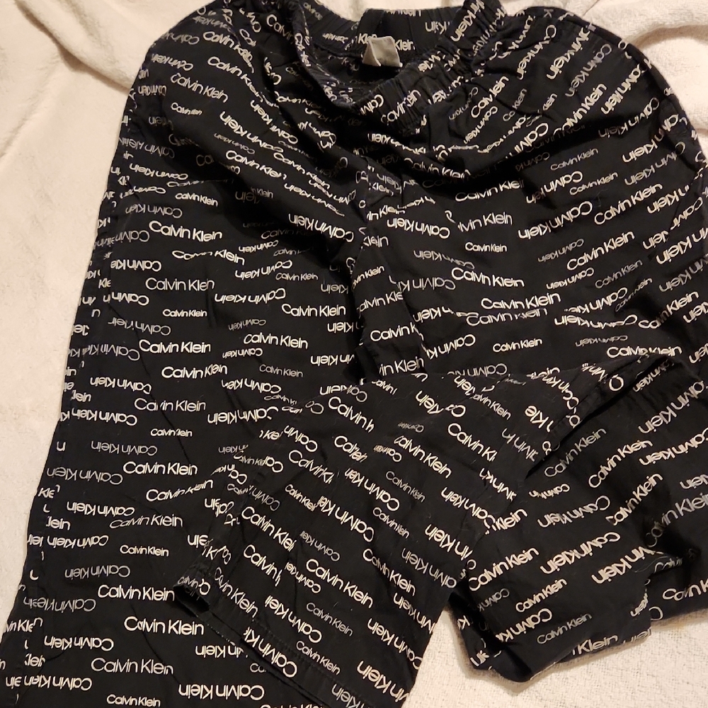 Calvin Klein Monochrome Logo Print Casual Or Pajama Pant